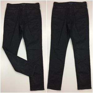 SPANX Black Coated Skinny Jeans